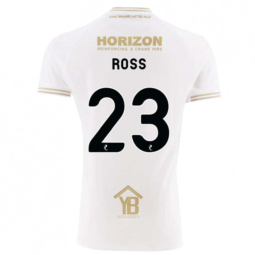 DanxenキッズEthan Ross#23ウィート 白アウェイシャツ2026/27ジャージーユニフォーム