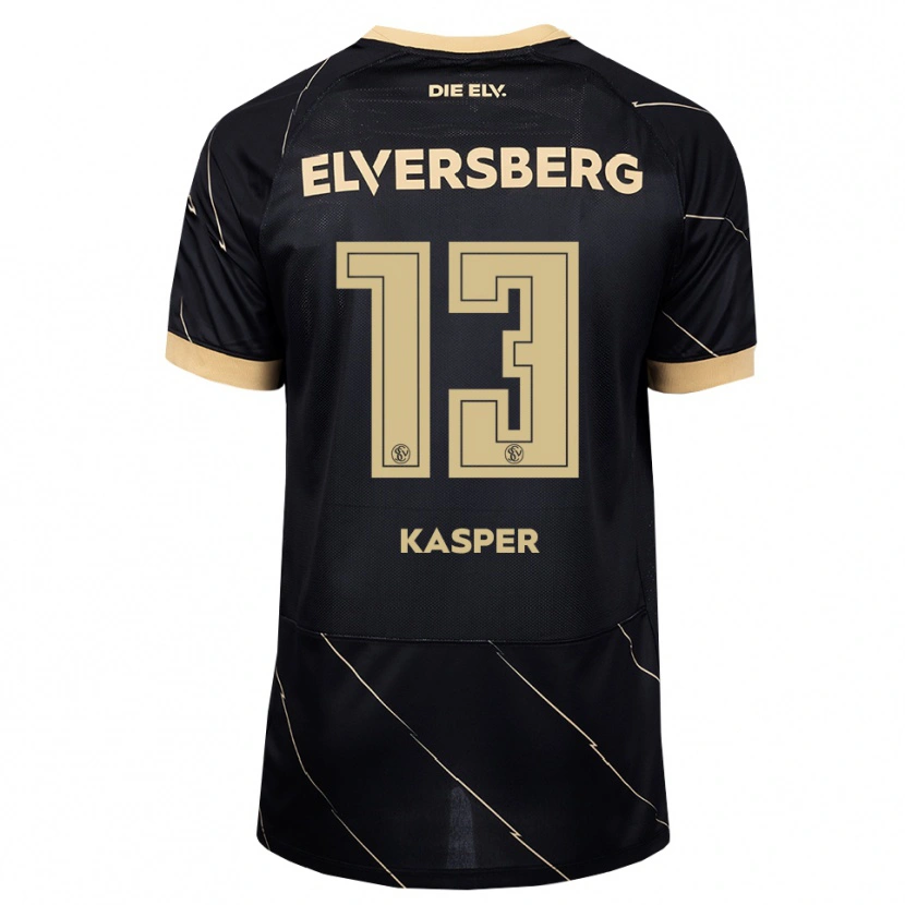 DanxenキッズYannik Kasper#13ブラック ブラウンアウェイシャツ2026/27ジャージーユニフォーム