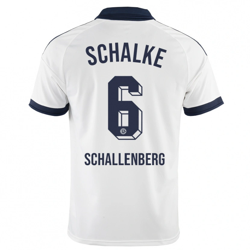 DanxenキッズRon Schallenberg#6ブラック ホワイトアウェイシャツ2026/27ジャージーユニフォーム