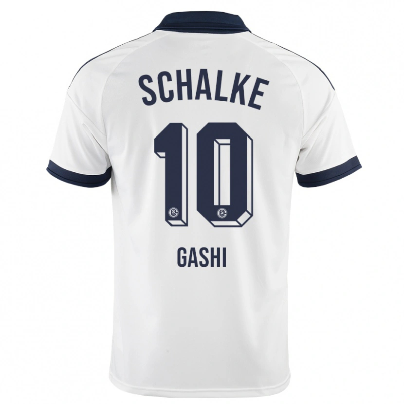 DanxenキッズEdion Gashi#10ブラック ホワイトアウェイシャツ2026/27ジャージーユニフォーム
