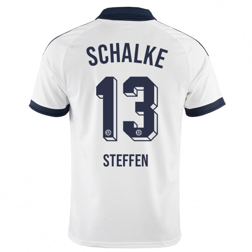 DanxenキッズKjell Steffen#13ブラック ホワイトアウェイシャツ2026/27ジャージーユニフォーム