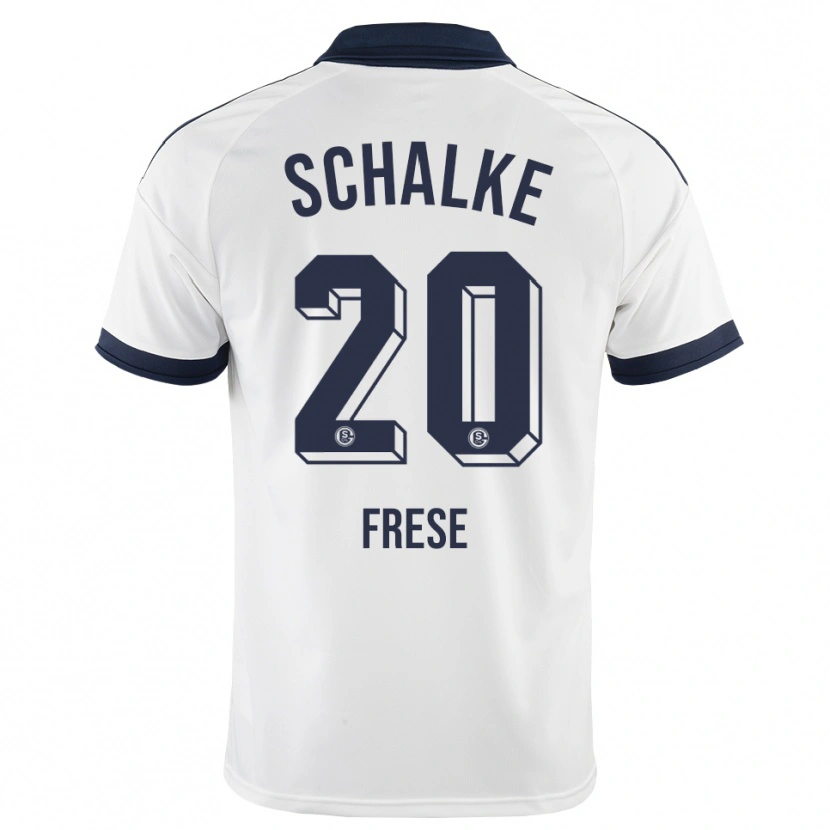DanxenキッズNiklas Frese#20ブラック ホワイトアウェイシャツ2026/27ジャージーユニフォーム