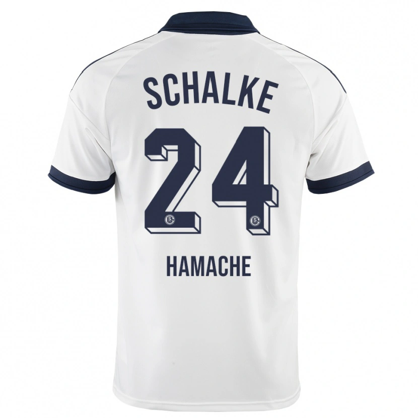 DanxenキッズIlyes Hamache#24ブラック ホワイトアウェイシャツ2026/27ジャージーユニフォーム
