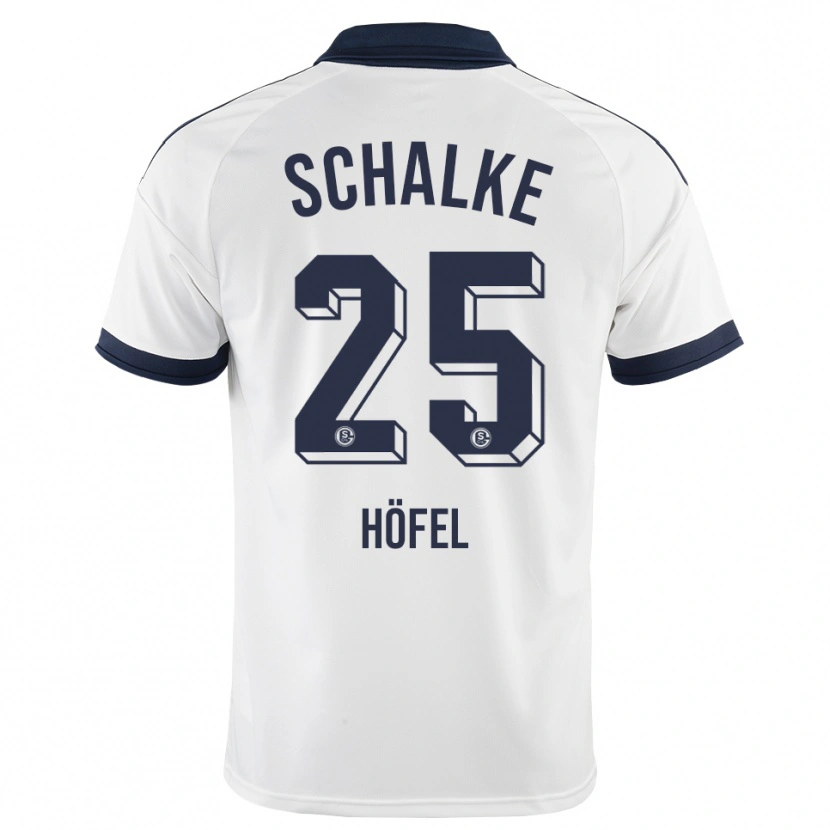 DanxenキッズLuca Höfel#25ブラック ホワイトアウェイシャツ2026/27ジャージーユニフォーム