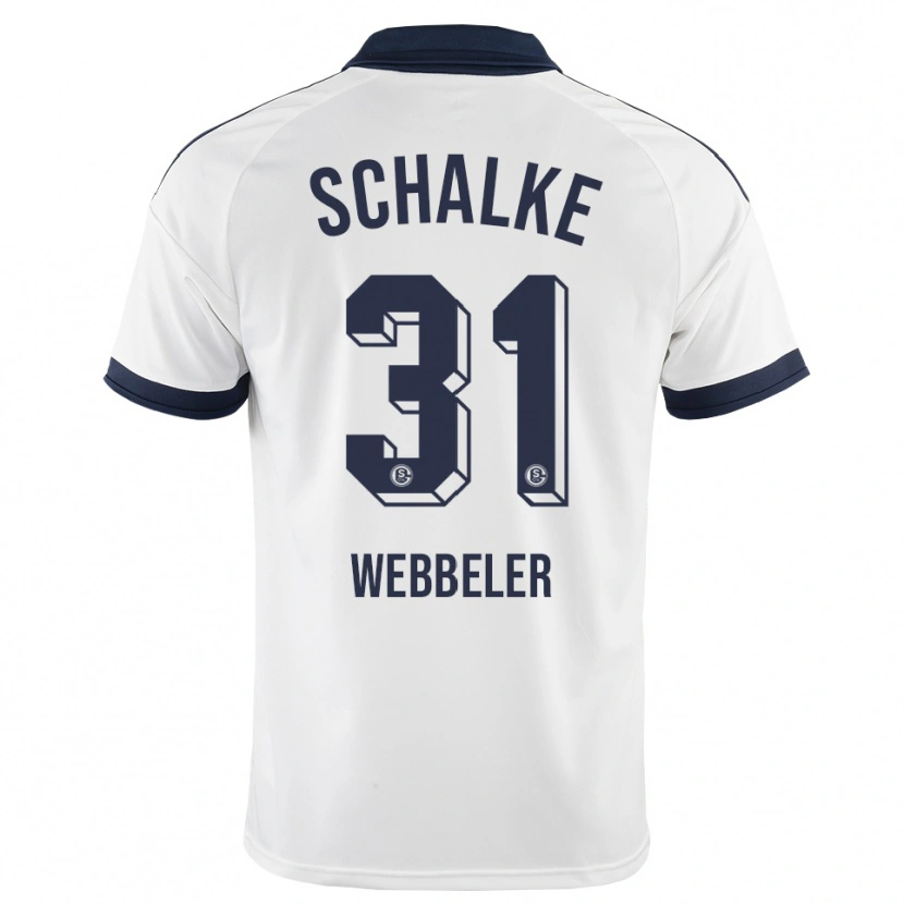 DanxenキッズVada Webbeler#31ブラック ホワイトアウェイシャツ2026/27ジャージーユニフォーム
