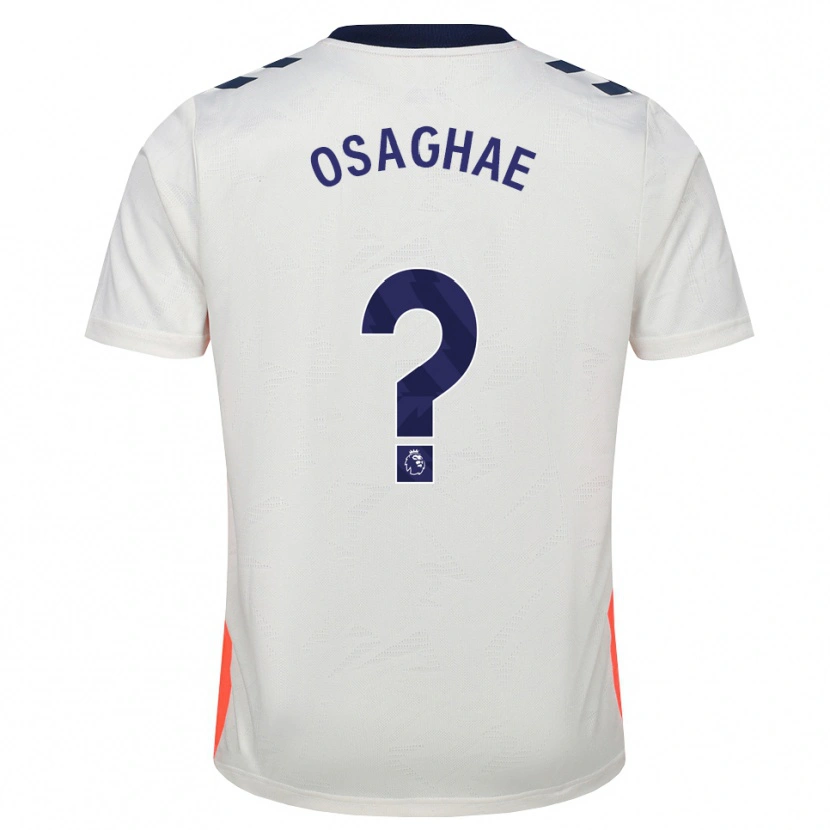 DanxenキッズLeon Osaghae#0ホワイト オレンジ ロイヤルブルーアウェイシャツ2026/27ジャージーユニフォーム