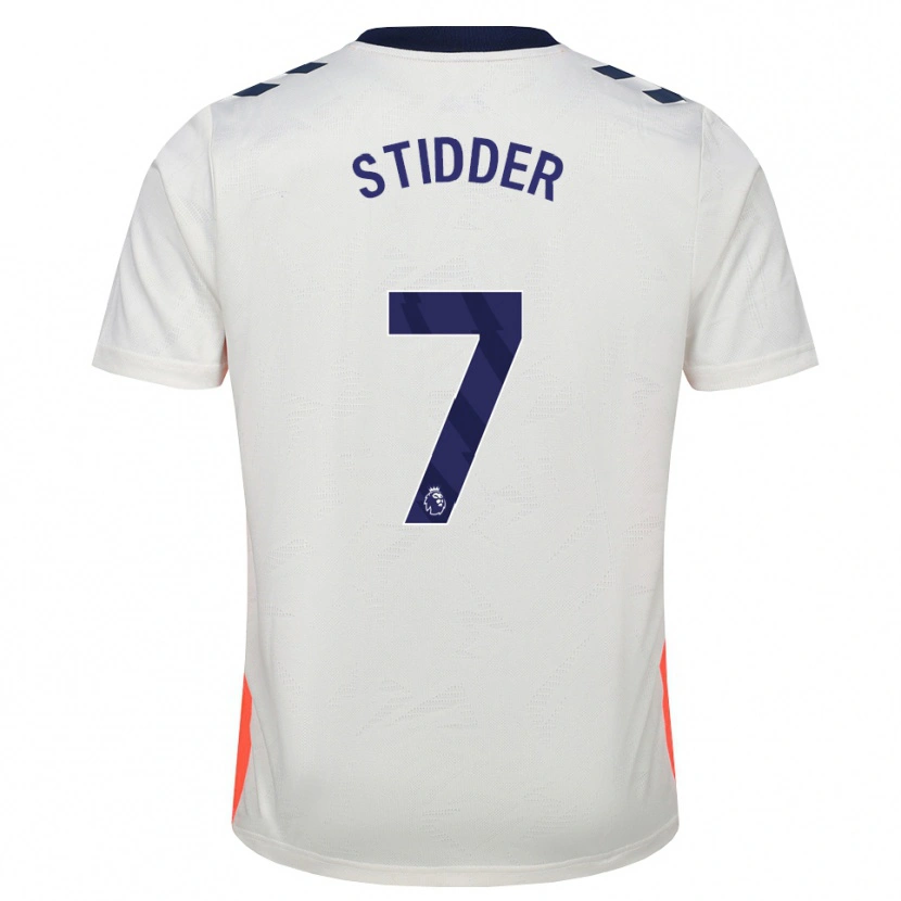 DanxenキッズJoshua Stidder#7ホワイト オレンジ ロイヤルブルーアウェイシャツ2026/27ジャージーユニフォーム