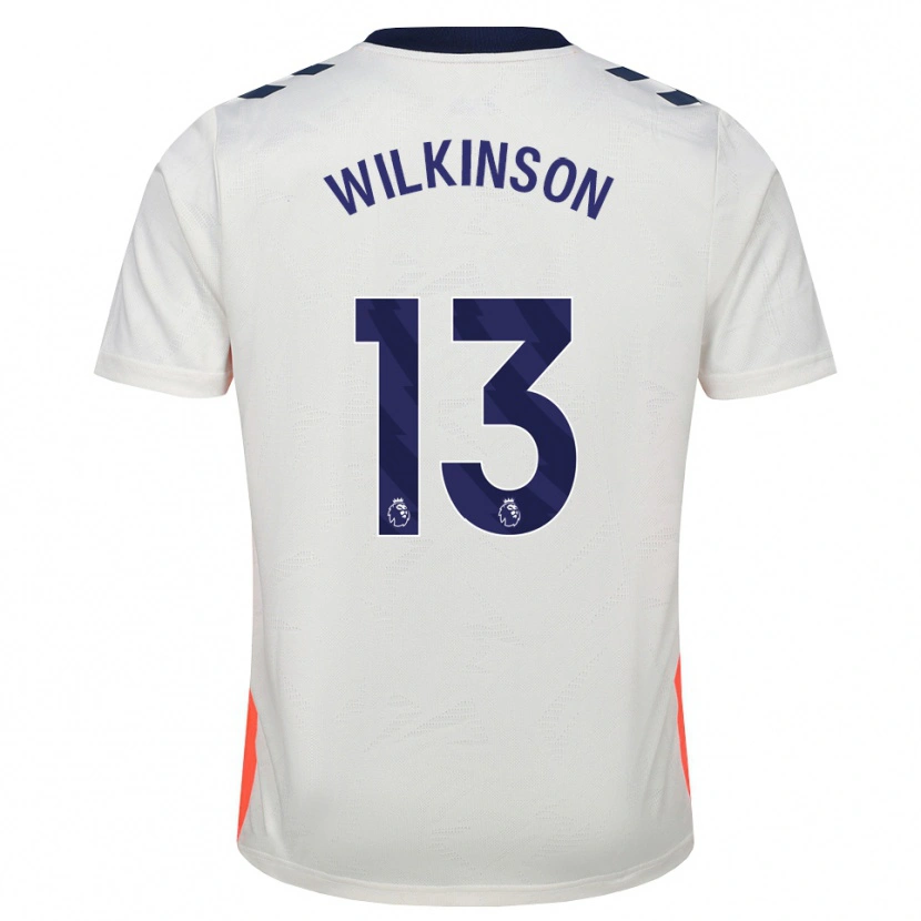 DanxenキッズMitchell Wilkinson#13ホワイト オレンジ ロイヤルブルーアウェイシャツ2026/27ジャージーユニフォーム