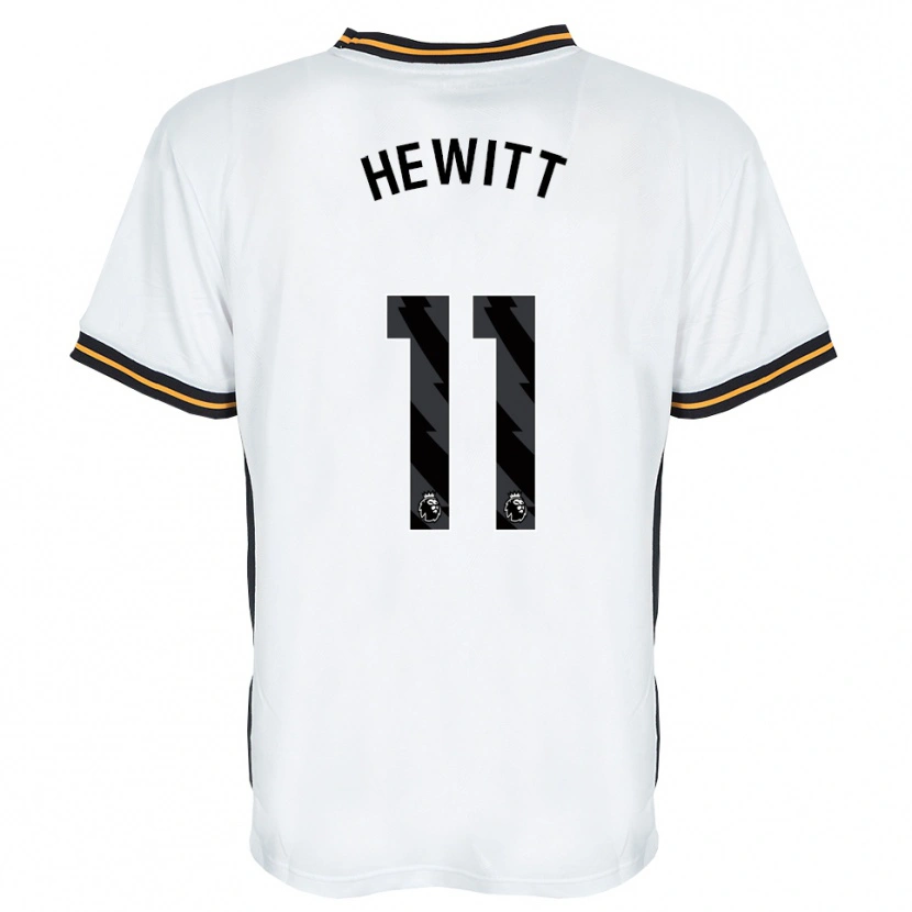 DanxenキッズStan Hewitt#11ホワイト オレンジ ブラックアウェイシャツ2026/27ジャージーユニフォーム