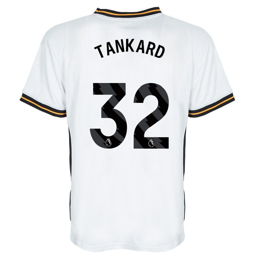 DanxenキッズLily Tankard#32ホワイト オレンジ ブラックアウェイシャツ2026/27ジャージーユニフォーム