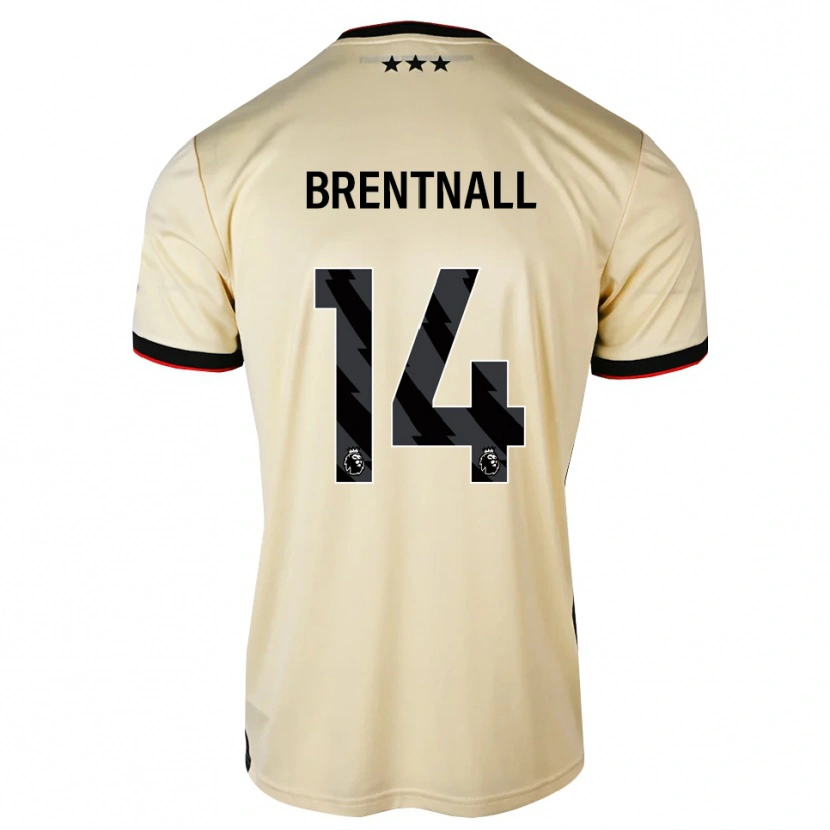 DanxenキッズJames Brentnall#14レモンシフォン ブラック レッドアウェイシャツ2026/27ジャージーユニフォーム