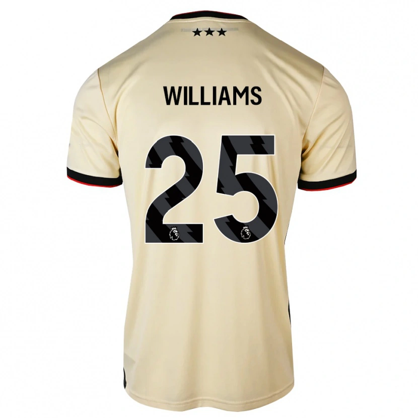 DanxenキッズErin Williams#25レモンシフォン ブラック レッドアウェイシャツ2026/27ジャージーユニフォーム