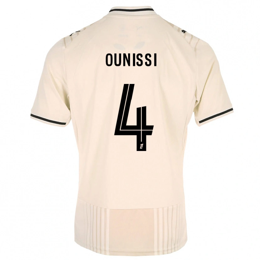 DanxenキッズIlian Ounissi#4オールドレース ブラック アンティークホワイトアウェイシャツ2026/27ジャージーユニフォーム