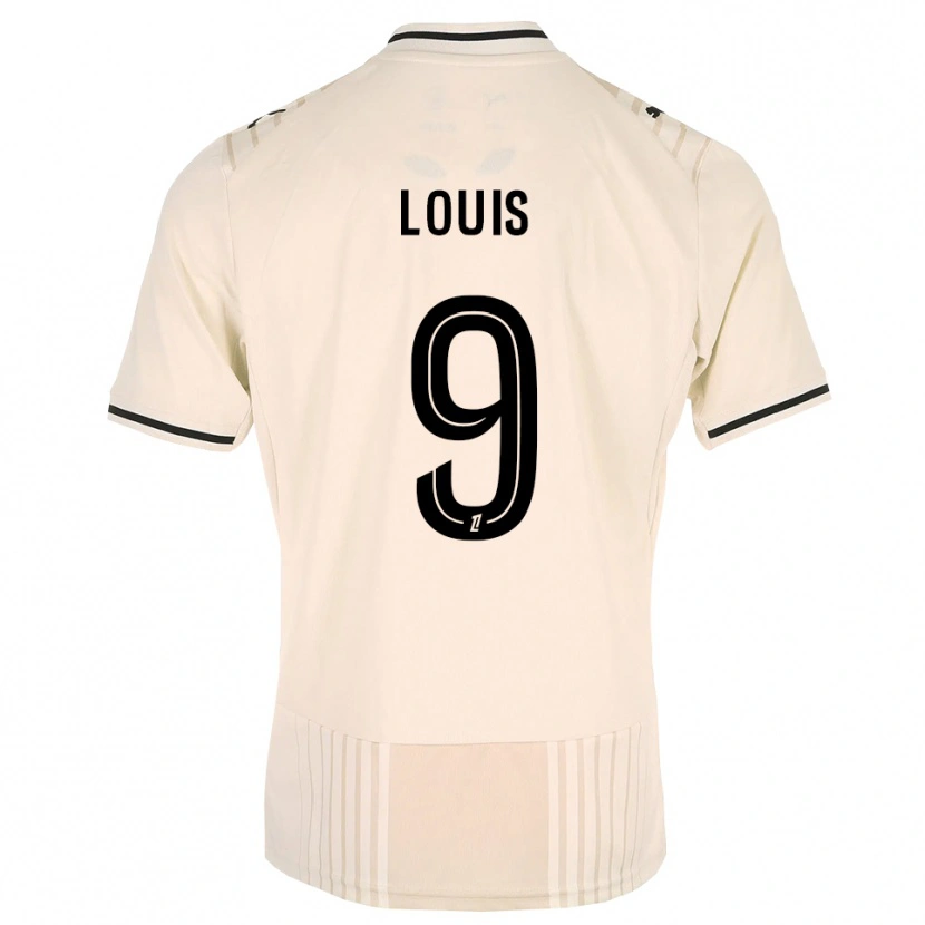 DanxenキッズThémis Louis#9オールドレース ブラック アンティークホワイトアウェイシャツ2026/27ジャージーユニフォーム