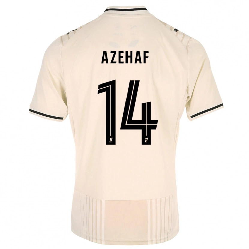 DanxenキッズAïssa Azehaf#14オールドレース ブラック アンティークホワイトアウェイシャツ2026/27ジャージーユニフォーム