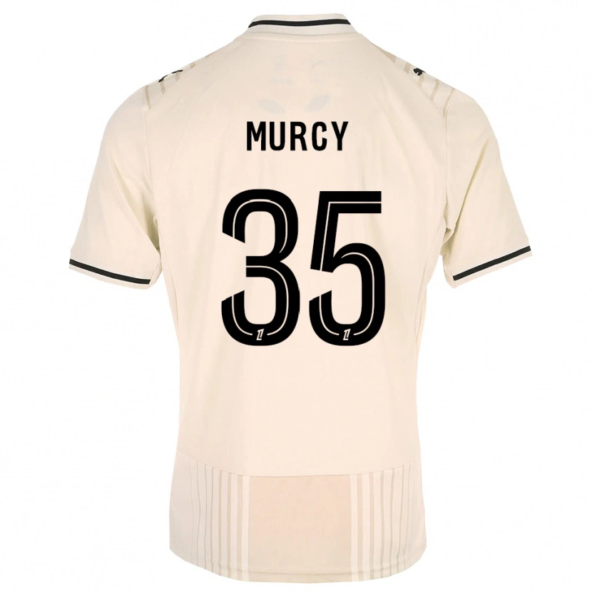 DanxenキッズRoman Murcy#35オールドレース ブラック アンティークホワイトアウェイシャツ2026/27ジャージーユニフォーム