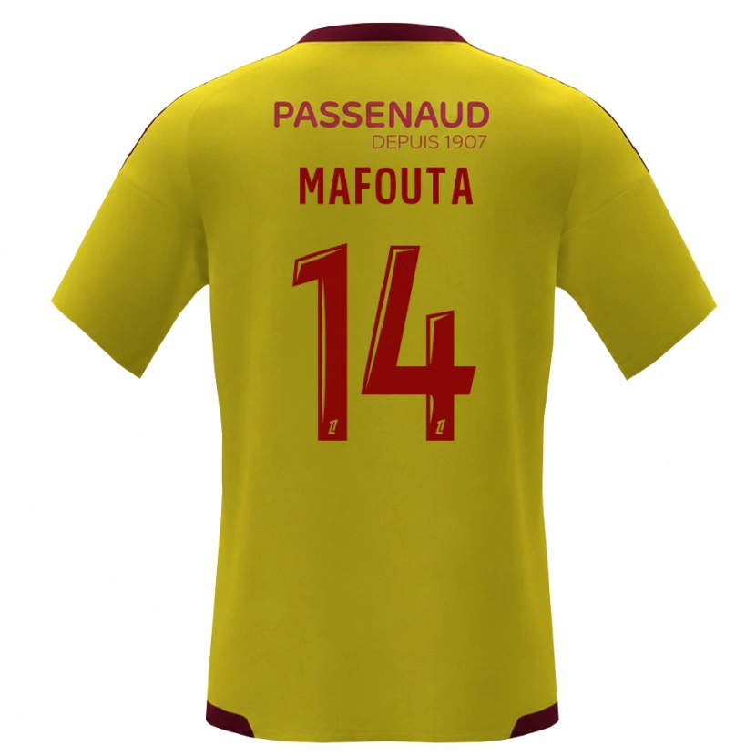 Danxenキッズルイ・マフータ#14イエロー レッド グリーンアウェイシャツ2026/27ジャージーユニフォーム