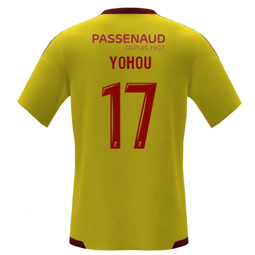 DanxenキッズSamuel Yohou#17イエロー レッド グリーンアウェイシャツ2026/27ジャージーユニフォーム