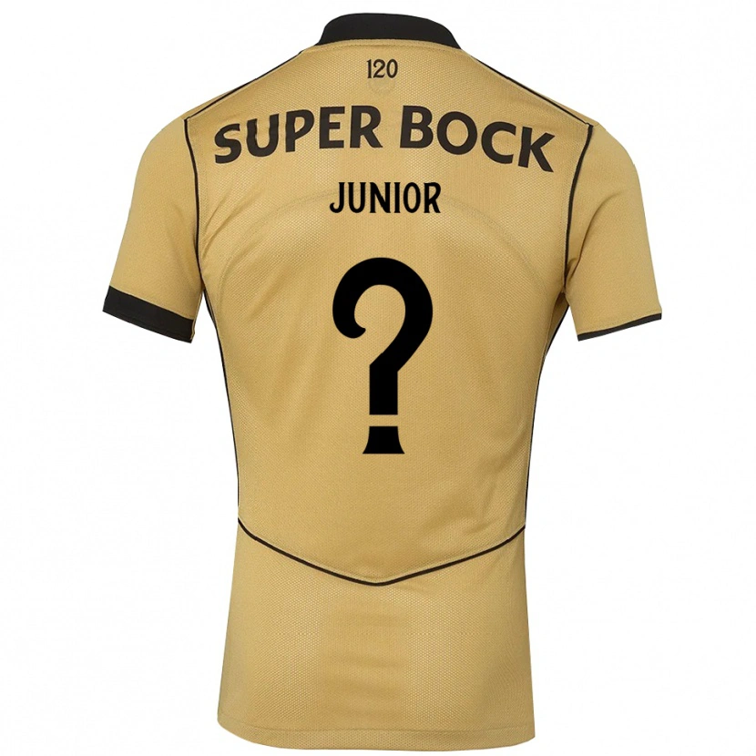 Danxenキッズマーロン・ジュニア#0ゴールデンロッド ブラックアウェイシャツ2026/27ジャージーユニフォーム