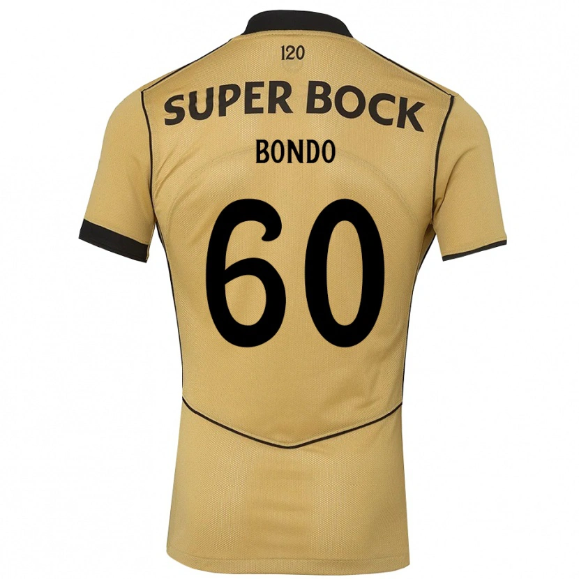 Danxenキッズペドロ・ボンド・フランシスコ#60ゴールデンロッド ブラックアウェイシャツ2026/27ジャージーユニフォーム