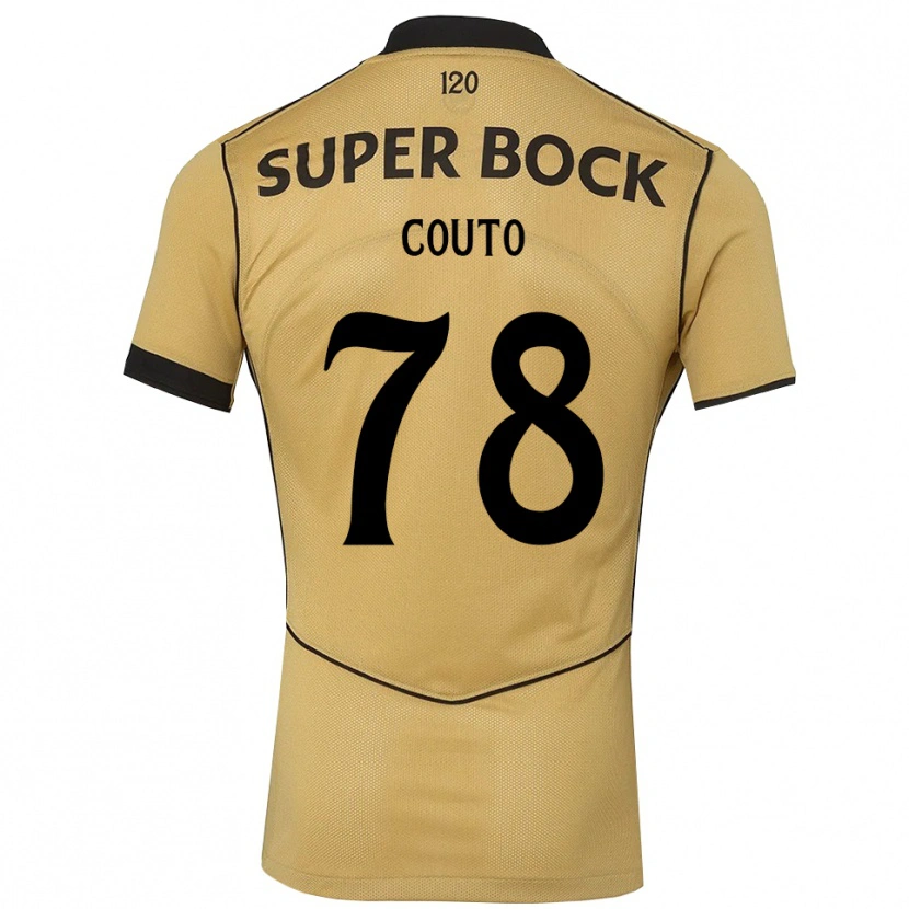 Danxenキッズマウロ・メイレレス・クート#78ゴールデンロッド ブラックアウェイシャツ2026/27ジャージーユニフォーム