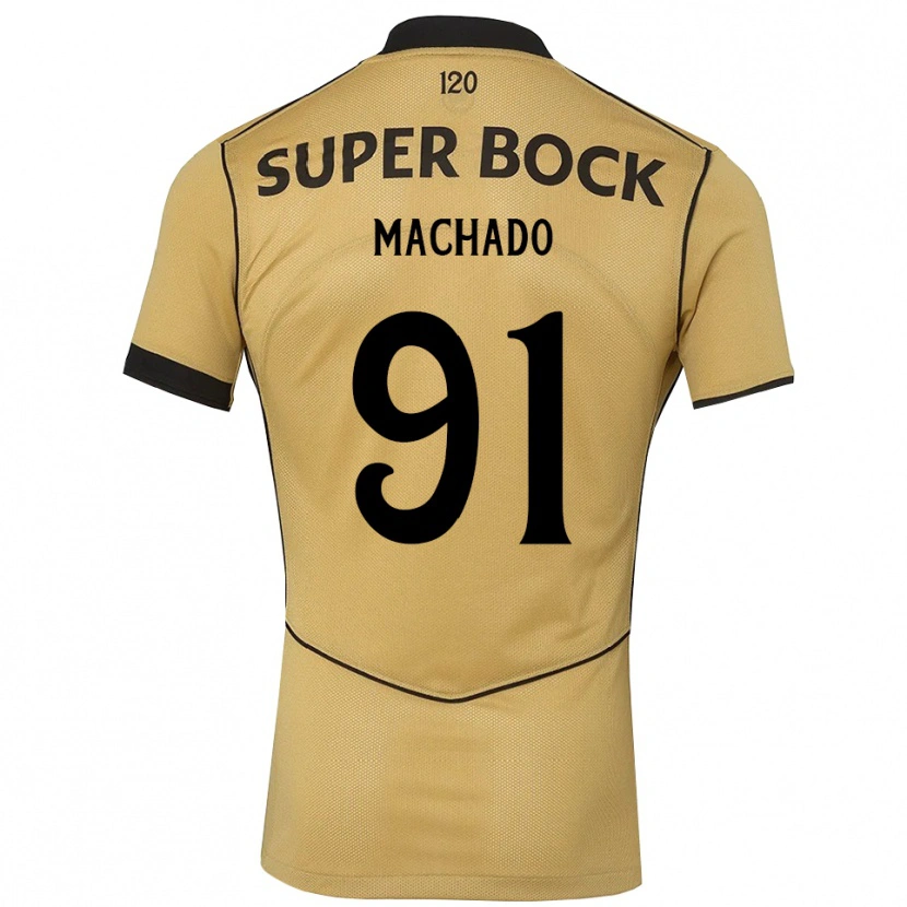 DanxenキッズFrancisco Machado#91ゴールデンロッド ブラックアウェイシャツ2026/27ジャージーユニフォーム