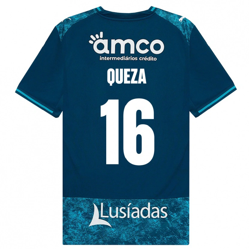 DanxenキッズLello Queza#16ダークスレートグレー ミディアムターコイズアウェイシャツ2026/27ジャージーユニフォーム