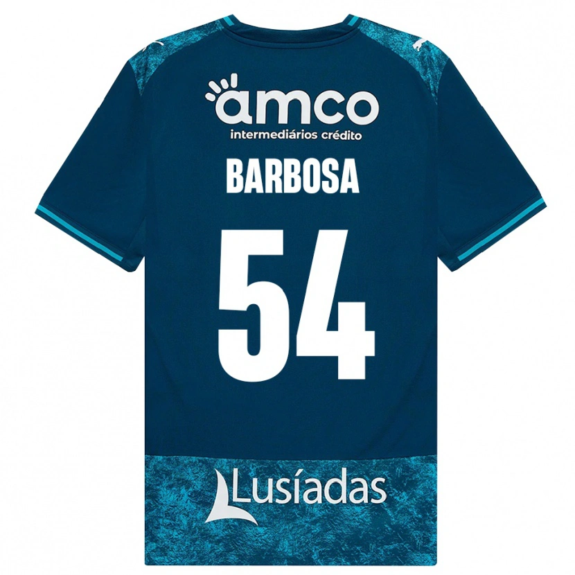 DanxenキッズGui Barbosa#54ダークスレートグレー ミディアムターコイズアウェイシャツ2026/27ジャージーユニフォーム