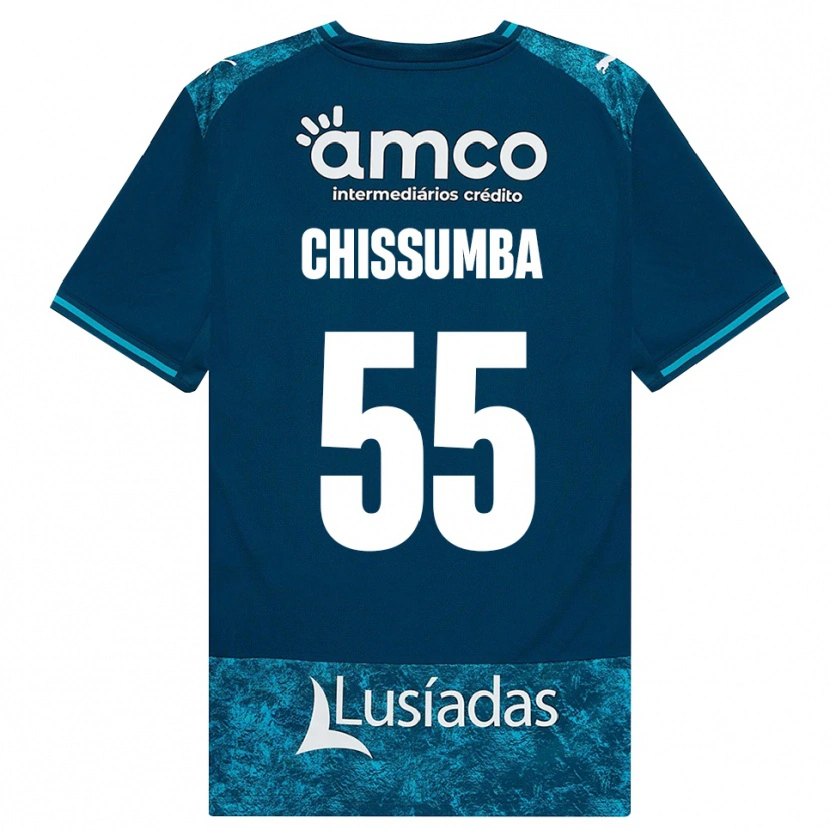 DanxenキッズChissumba#55ダークスレートグレー ミディアムターコイズアウェイシャツ2026/27ジャージーユニフォーム