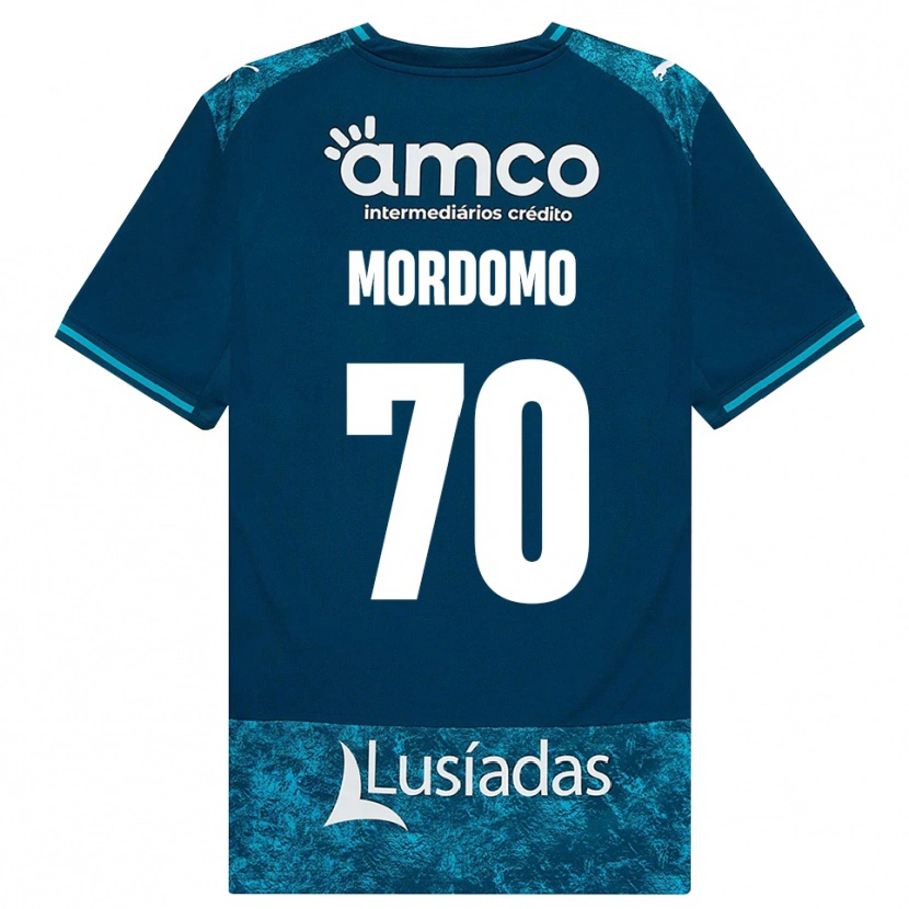 DanxenキッズMordomo#70ダークスレートグレー ミディアムターコイズアウェイシャツ2026/27ジャージーユニフォーム