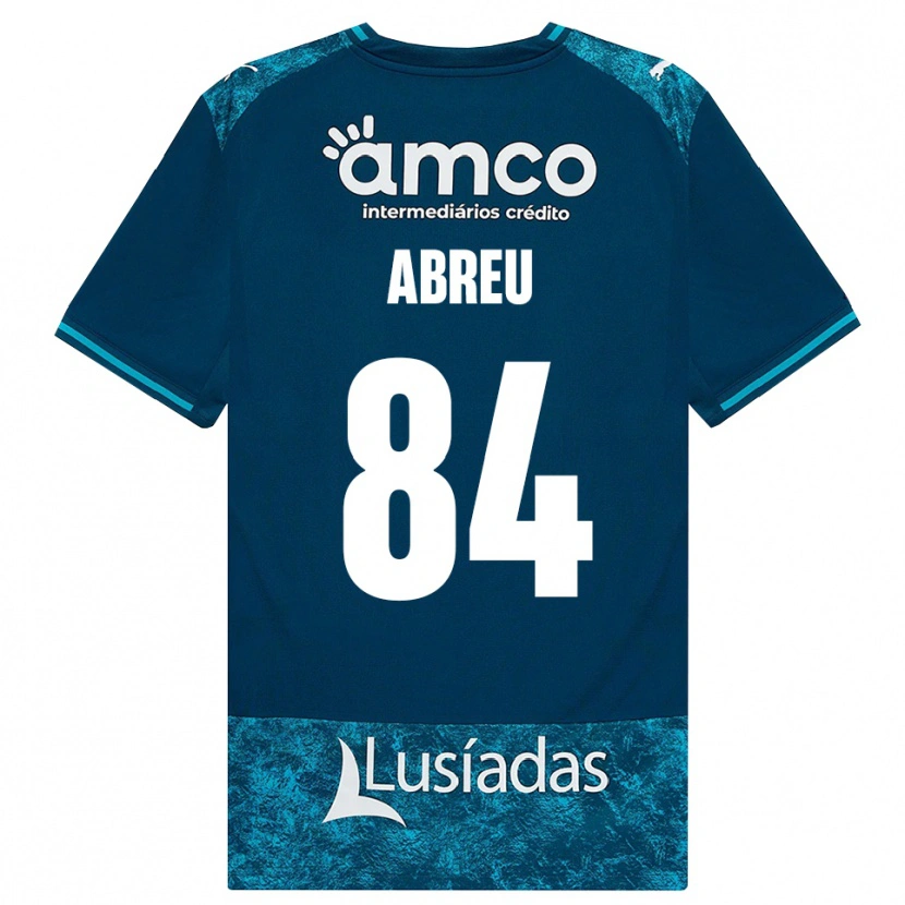 DanxenキッズRodrigo Abreu#84ダークスレートグレー ミディアムターコイズアウェイシャツ2026/27ジャージーユニフォーム