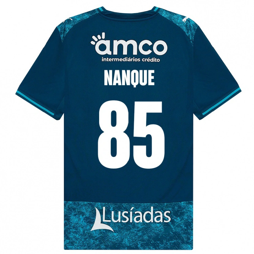 DanxenキッズEdgar Nanque#85ダークスレートグレー ミディアムターコイズアウェイシャツ2026/27ジャージーユニフォーム