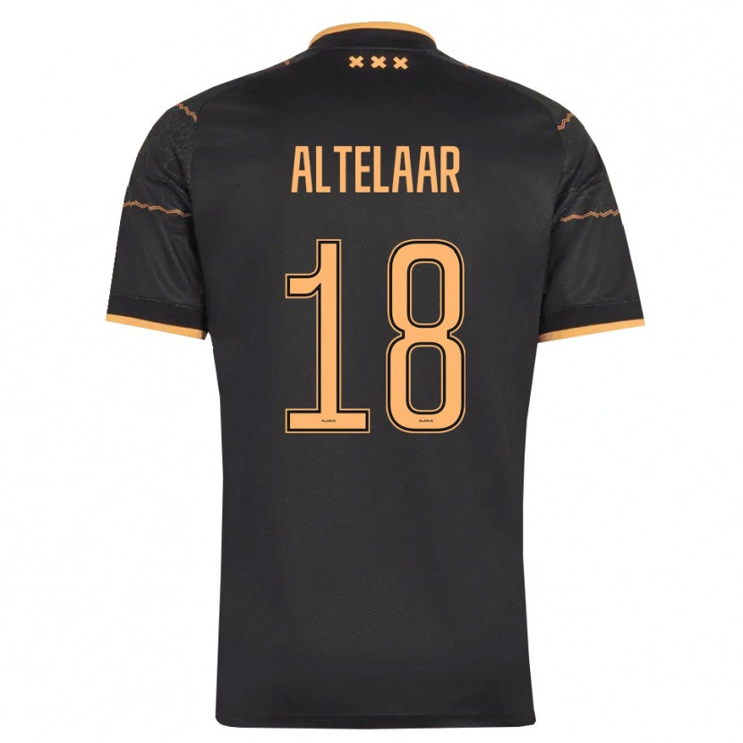 Danxenキッズジェイミー・アルテラー#18ブラック オレンジアウェイシャツ2026/27ジャージーユニフォーム