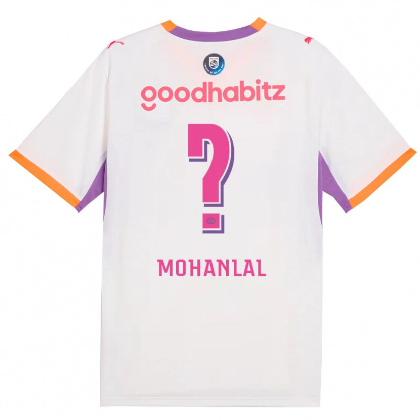 DanxenキッズPawan Mohanlal#0ホワイト パープル オレンジアウェイシャツ2026/27ジャージーユニフォーム