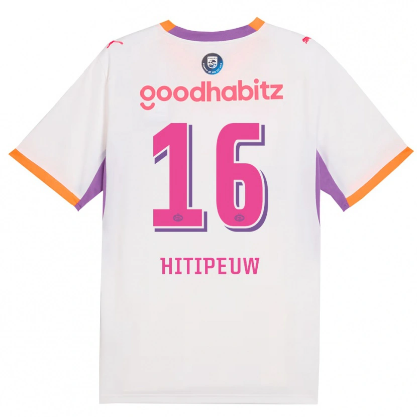 DanxenキッズThaliro Hitipeuw#16ホワイト パープル オレンジアウェイシャツ2026/27ジャージーユニフォーム