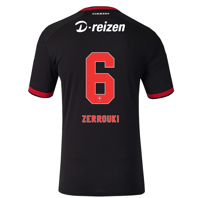 Danxenキッズラミズ・ゼルキ#6レッド ホワイト ブラックアウェイシャツ2026/27ジャージーユニフォーム