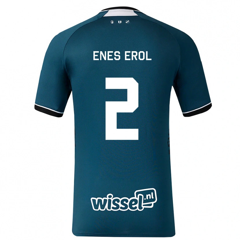 DanxenキッズKubilay Erol#2ダークスレートグレー ホワイトアウェイシャツ2026/27ジャージーユニフォーム