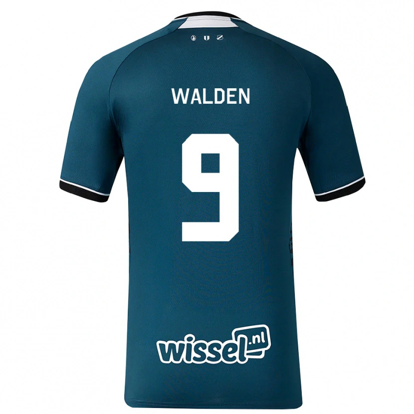 DanxenキッズKane Walden#9ダークスレートグレー ホワイトアウェイシャツ2026/27ジャージーユニフォーム