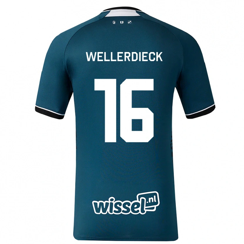 DanxenキッズTom Wellerdieck#16ダークスレートグレー ホワイトアウェイシャツ2026/27ジャージーユニフォーム