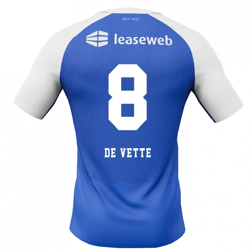 DanxenキッズManique De Vette#8ドジャーブルー レッド ホワイトアウェイシャツ2026/27ジャージーユニフォーム