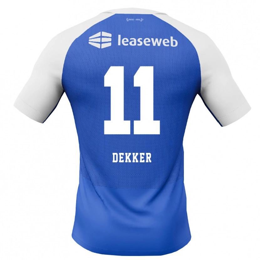Danxenキッズイザベラ・カタリーナ・デッカー#11ドジャーブルー レッド ホワイトアウェイシャツ2026/27ジャージーユニフォーム