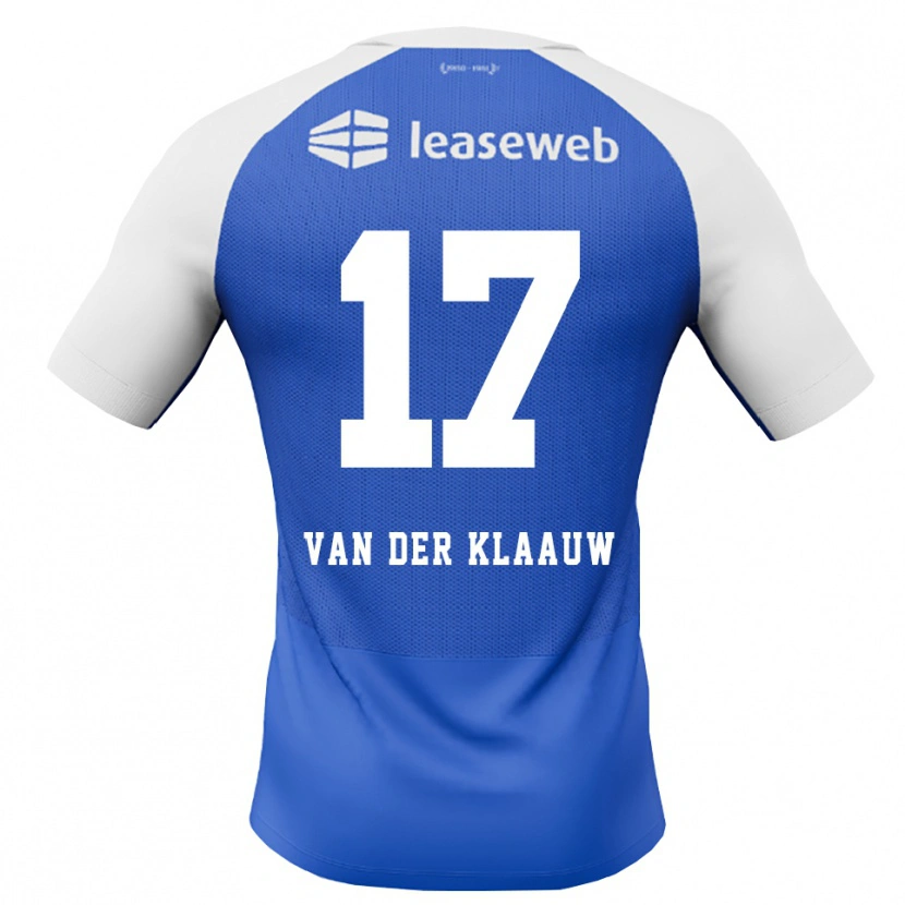 DanxenキッズDeacon Van Der Klaauw#17ドジャーブルー レッド ホワイトアウェイシャツ2026/27ジャージーユニフォーム