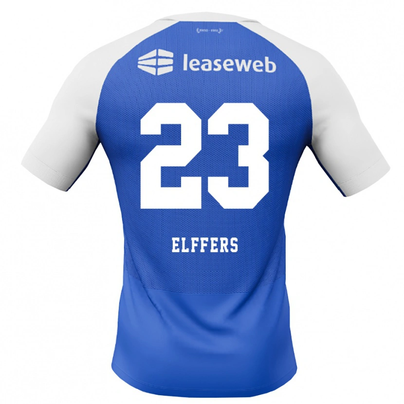 DanxenキッズTimme Elffers#23ドジャーブルー レッド ホワイトアウェイシャツ2026/27ジャージーユニフォーム