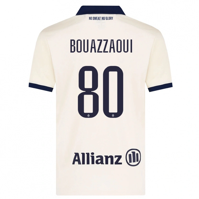 DanxenキッズIlyas Bouazzaoui#80ベージュ ブラックアウェイシャツ2026/27ジャージーユニフォーム