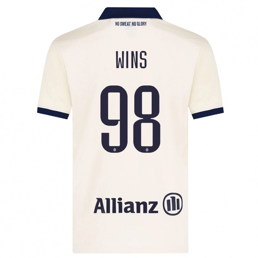 DanxenキッズAxl Wins#98ベージュ ブラックアウェイシャツ2026/27ジャージーユニフォーム