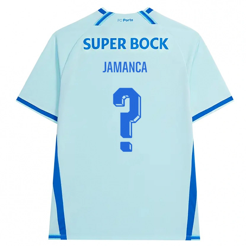 DanxenキッズTcherno Jamanca#0ライトシアン ブルーサードユニフォームシャツ2026/27ジャージーユニフォーム