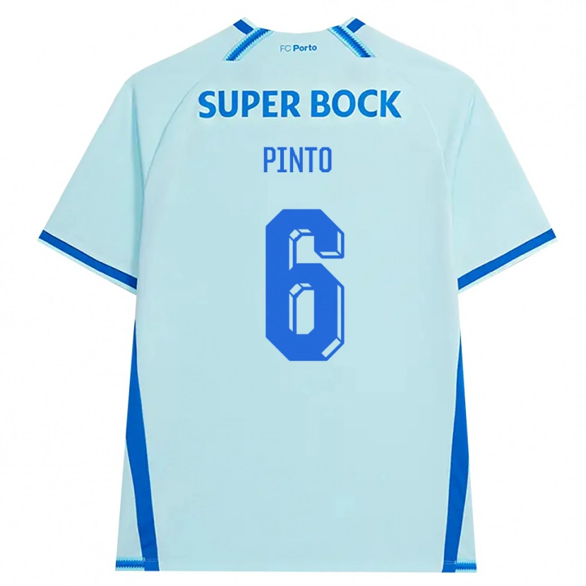 Danxenキッズゴンサロ・ピント#6ライトシアン ブルーサードユニフォームシャツ2026/27ジャージーユニフォーム