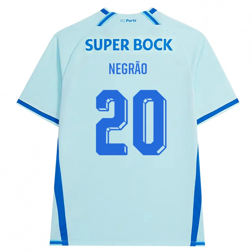 DanxenキッズMaria Negrão#20ライトシアン ブルーサードユニフォームシャツ2026/27ジャージーユニフォーム