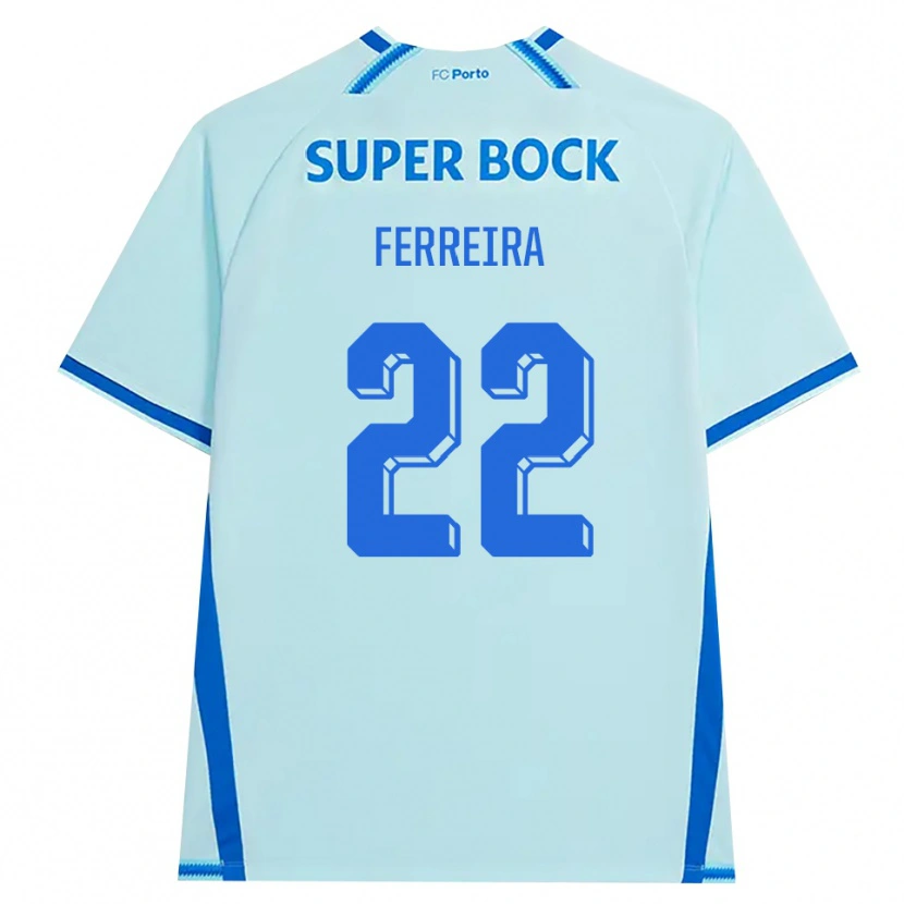 DanxenキッズJoana Ferreira#22ライトシアン ブルーサードユニフォームシャツ2026/27ジャージーユニフォーム