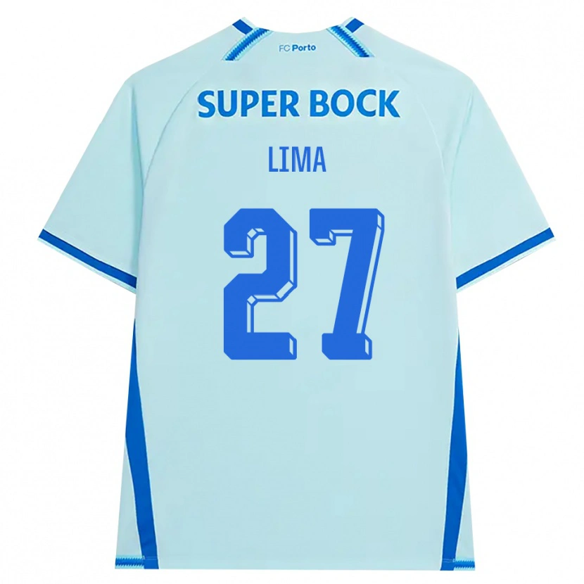 DanxenキッズCláudia Lima#27ライトシアン ブルーサードユニフォームシャツ2026/27ジャージーユニフォーム